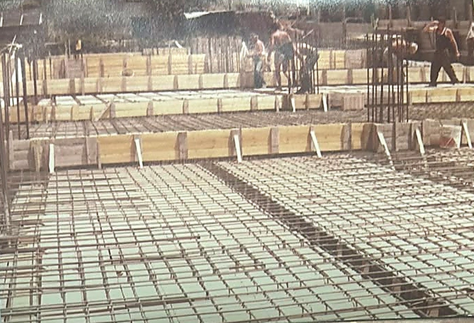 Fotografia d'archivio: un cantiere dell'impresa