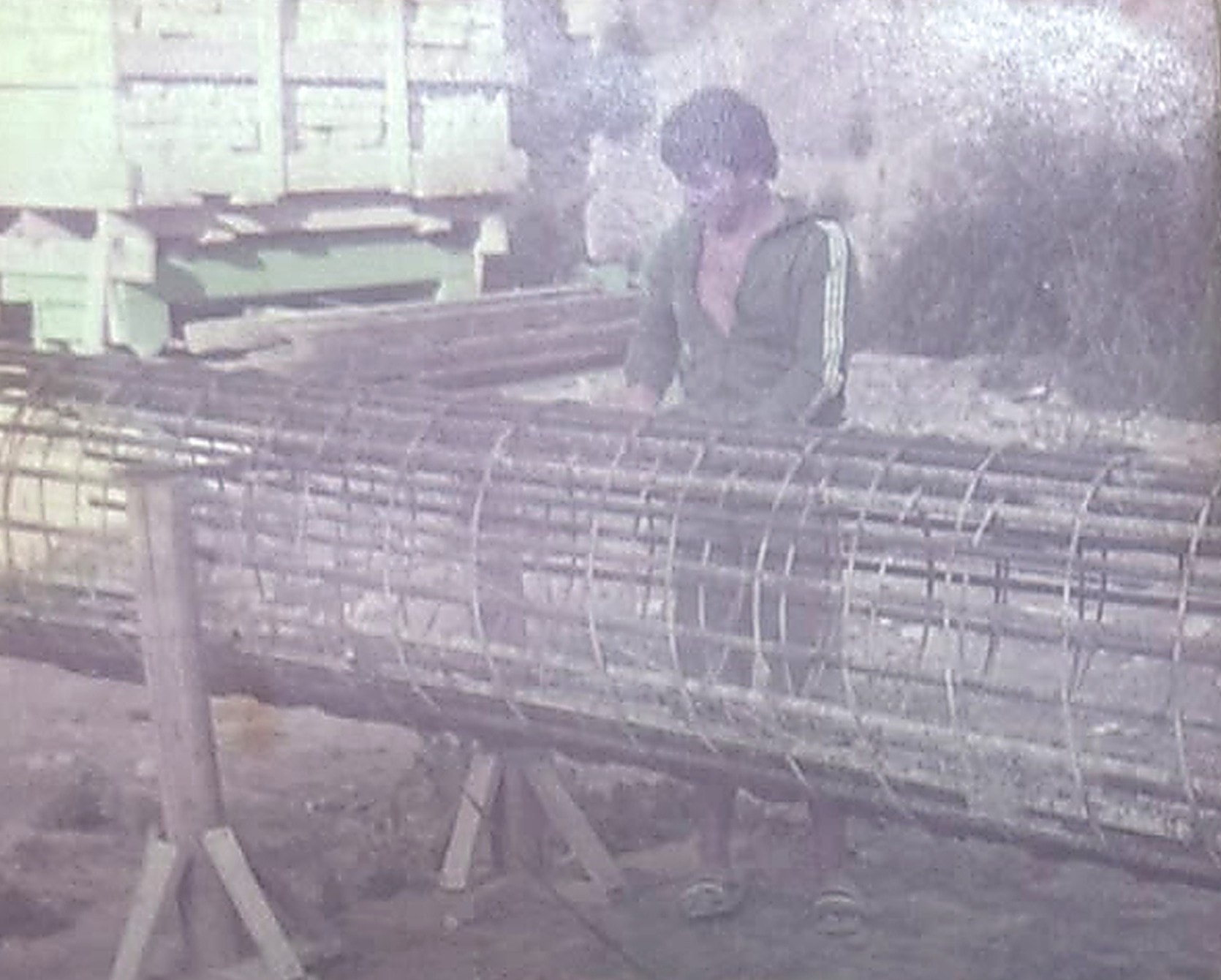 Fotografia d'archivio: un cantiere dell'impresa
