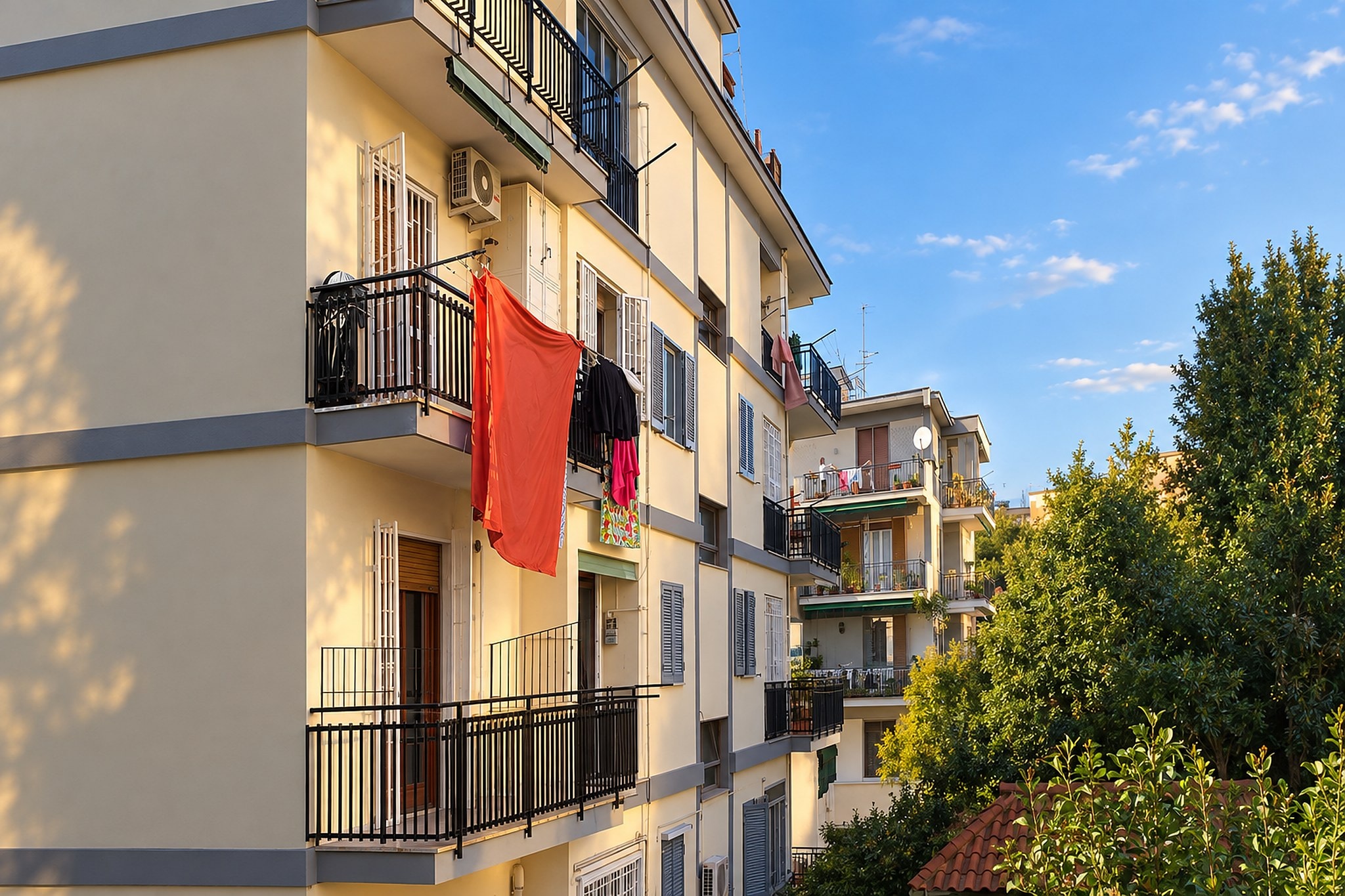 Parco Elvira, Portici (NA) — manutenzione ordinaria e straordinaria di facciate, balconi e terrazzi