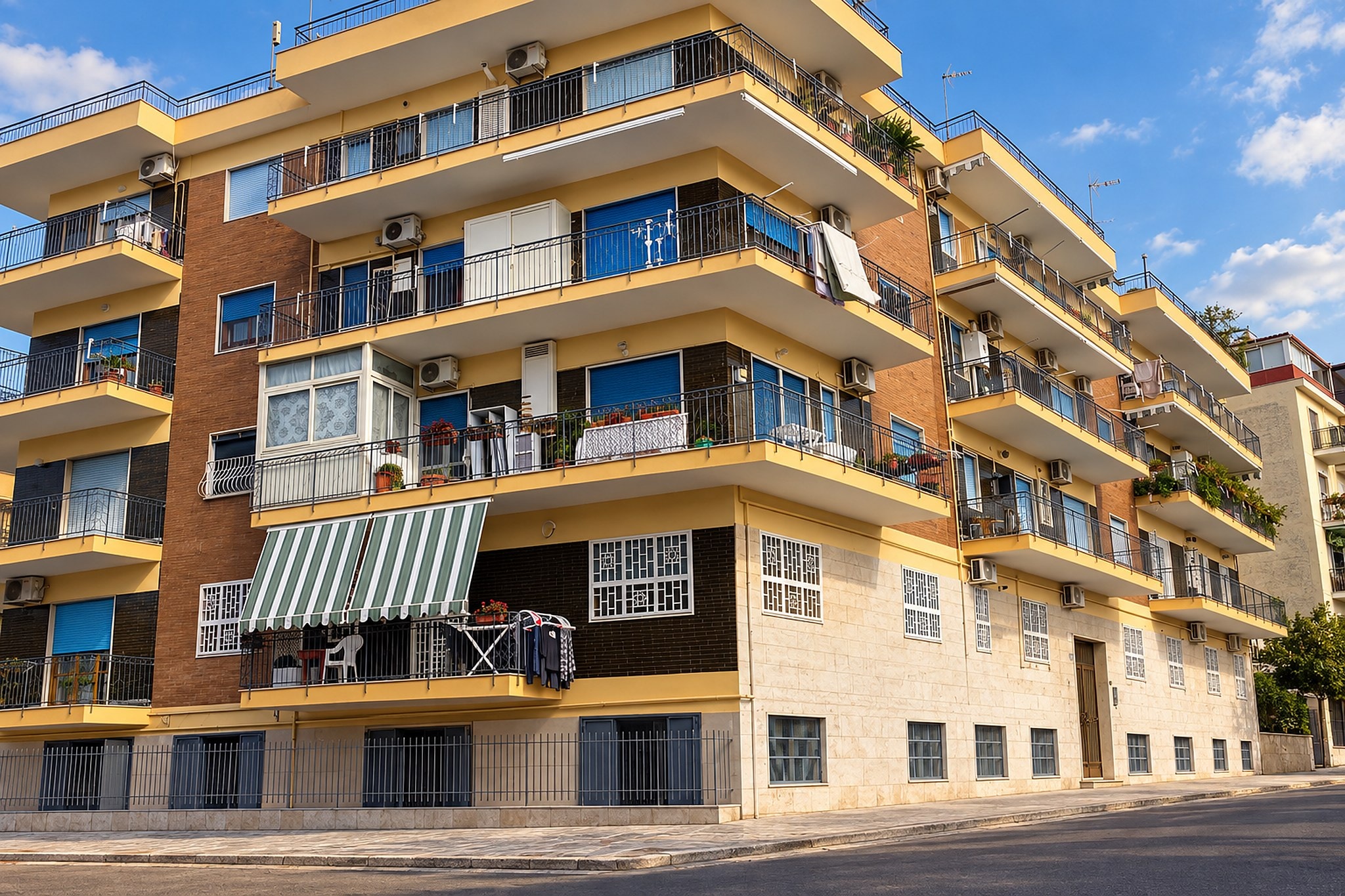 Via G. Poli 59, Portici (NA) — manutenzione ordinaria e straordinaria delle facciate